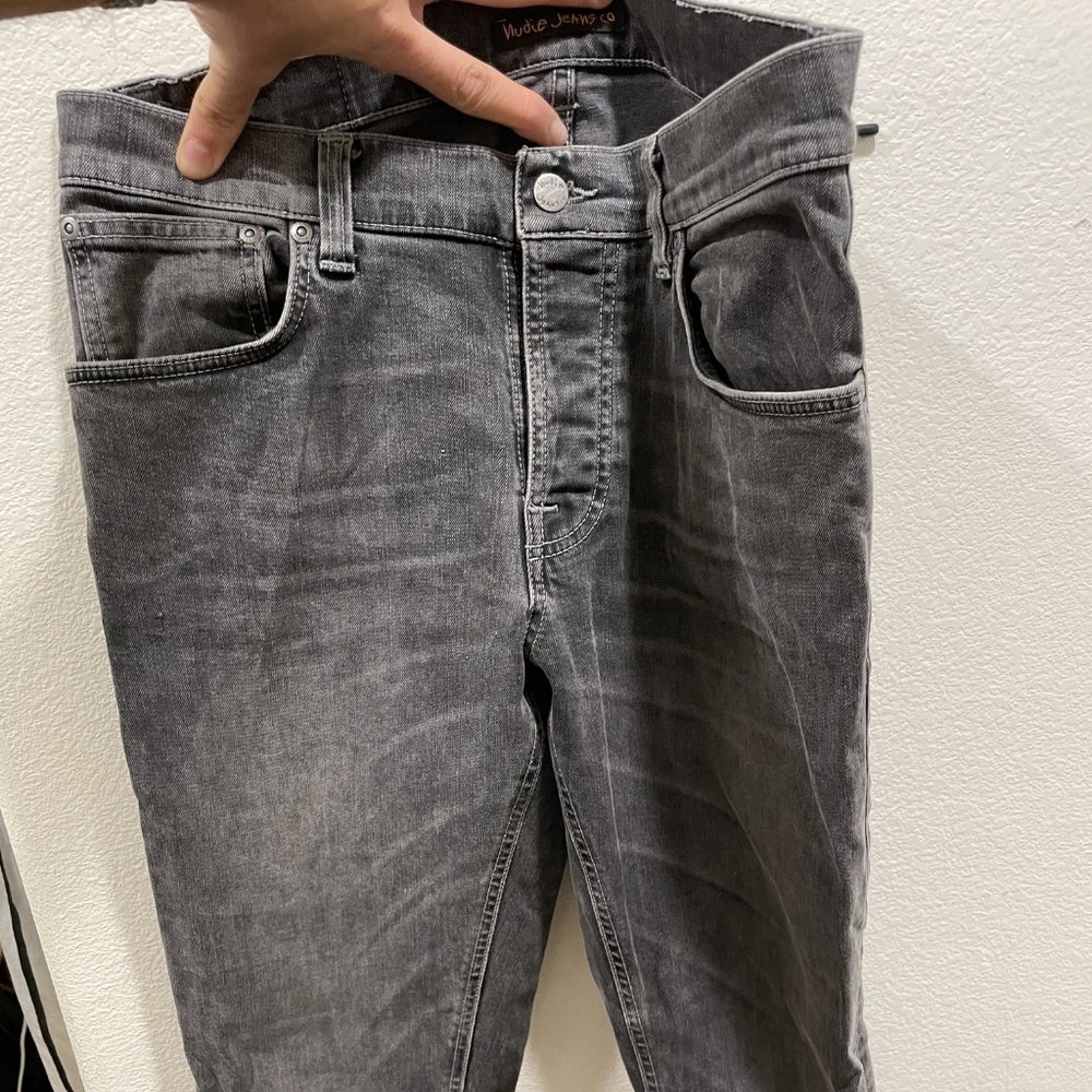 Nudie jeans 32x34 Grim Tim slim fit grey jeans